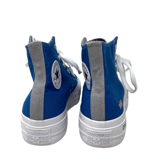 Converse Ctas Lift Platform Shoes Hi Canvas Black Gray Women Custom 171209C-WBGW - Picture 8 of 10